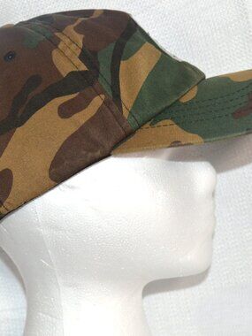 Camouflage Cap with Mountain Patch – Yupoong Adjustable